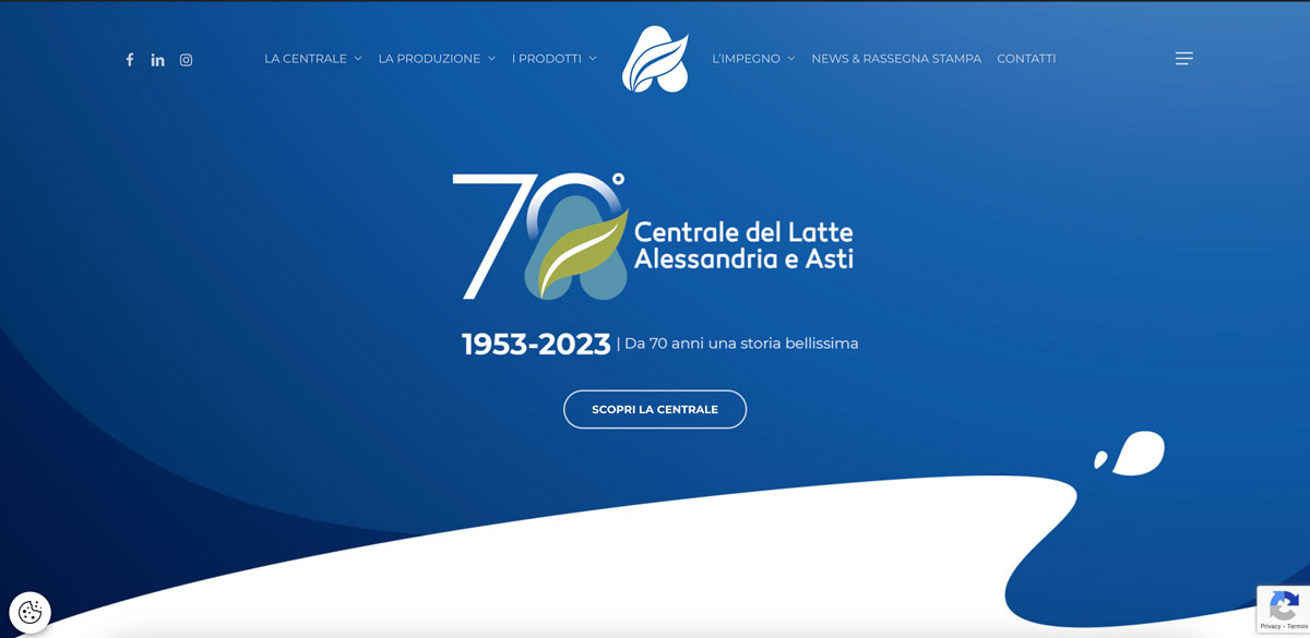 Centrale del Latte di Alessandria e Asti Website web