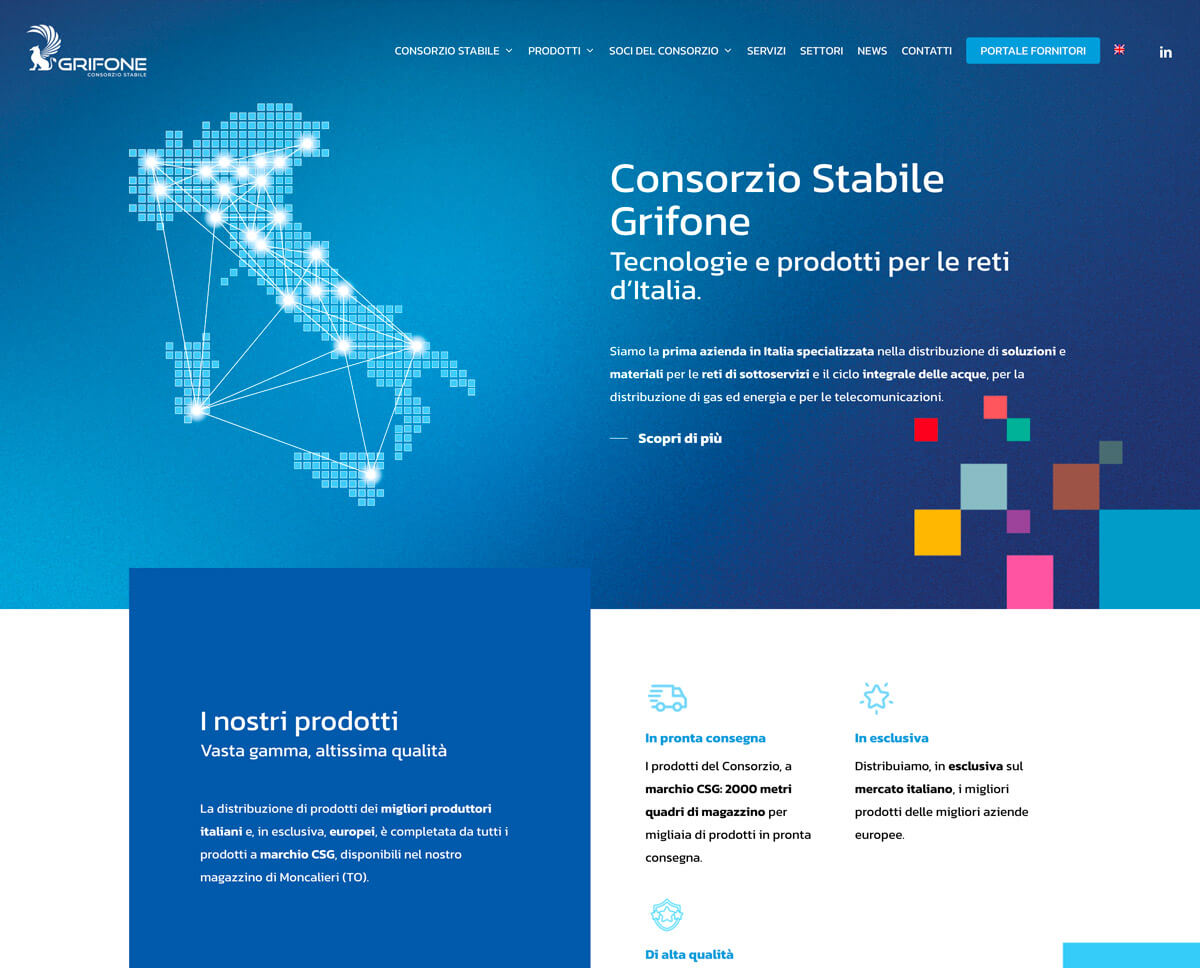 Consorzio Stabile Grifone Website web