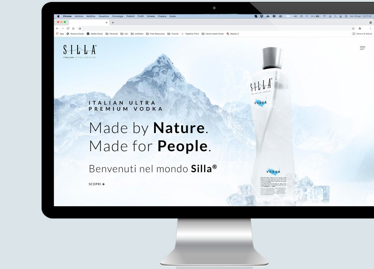 Vodka Silla Website web