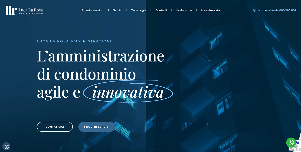 Luca La Rosa Amministrazioni Onepage web