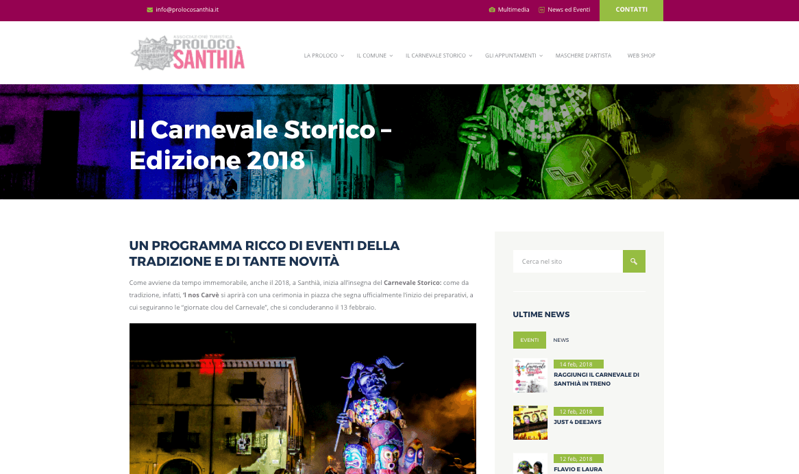 Una campagna di comunicazione integrata per il Carnevale Storico di Santhià
