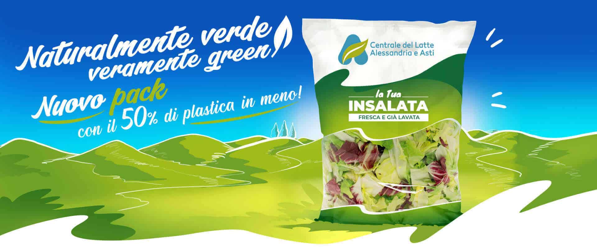 Centrale del Latte di Alessandria e Asti Campagna Green Insalata advertising