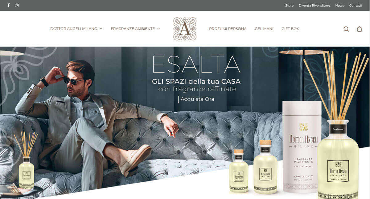 Dottor Angeli Milano E-commerce web