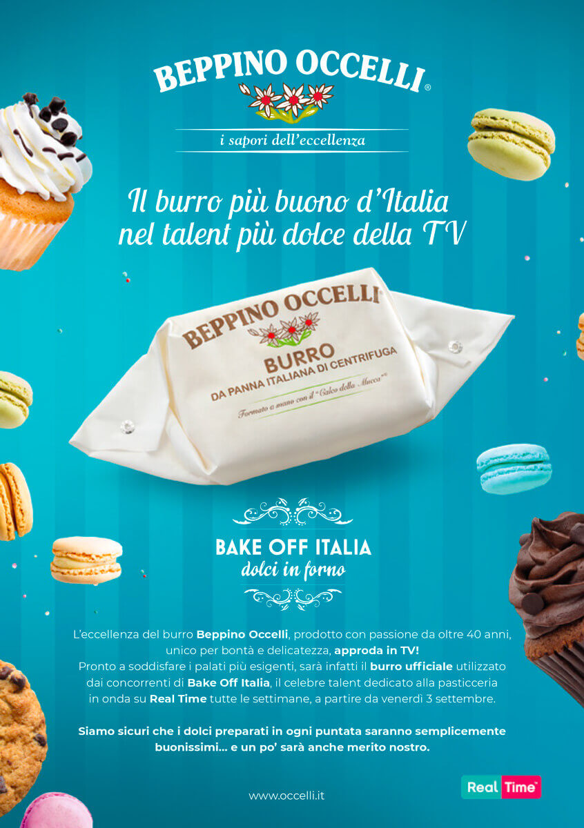 Beppino Occelli Campagna Bake OFF advertising