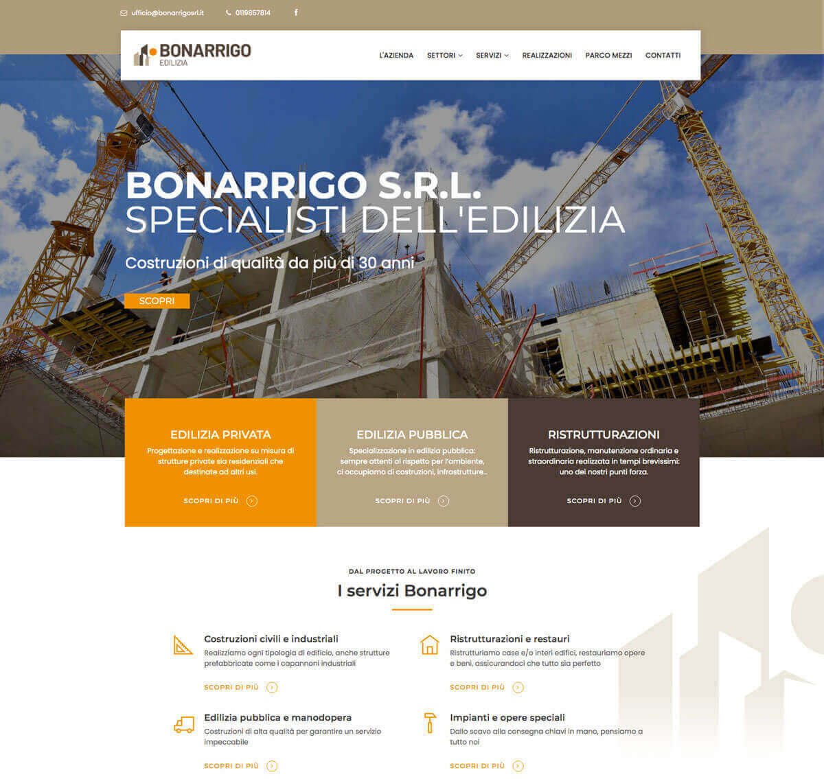 Bonarrigo S.r.l. Website